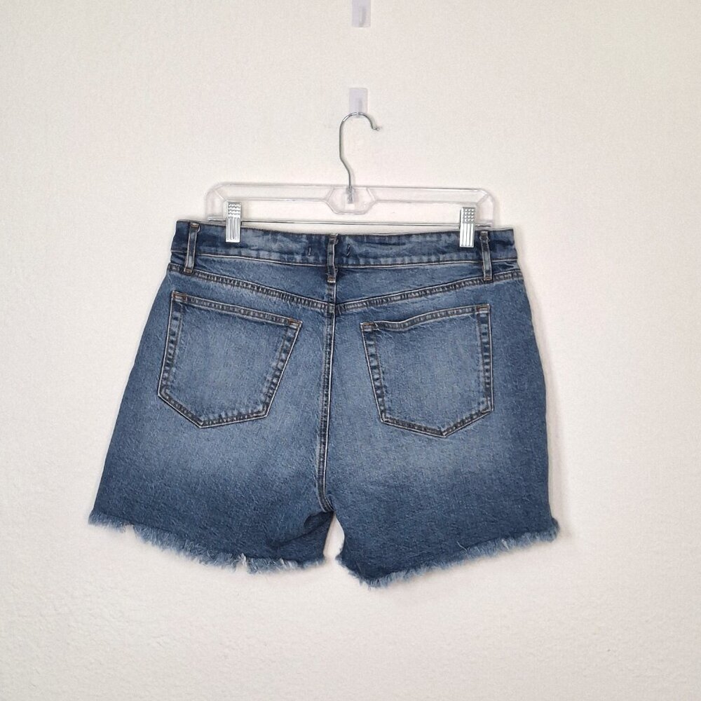 Ann Taylor Loft Bermuda Denim Shorts Sz 29 Frayed Cowgirl Western Rodeo - Picture 6 of 15